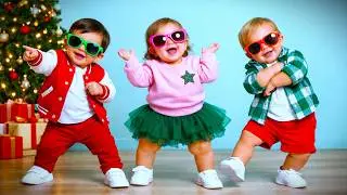 Jingle Bells 🔔 | Cute Baby Dance | Christmas Fun Baby Video 🎄👶