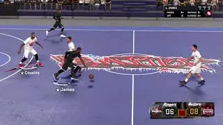 KD , LBJ and RUSS vs Shef curry , Klay and BOoGIE Cousins.