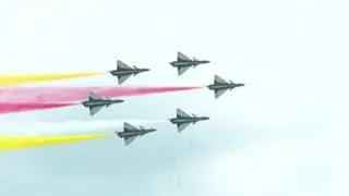 China’s J-10C fighter jet showcased at Singapore Airshow