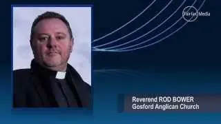 Gosford Anglican Church's Father Rod Bower and his signs of the times
