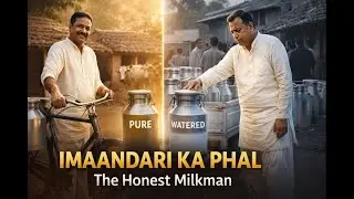 Imaandari Ka Phal | The Honest Milkman | Inspirational Hindi Moral Story #kahani