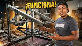 Convierte un motor de lavadora en un taladro de banco. la idea es unica e increible. miralo