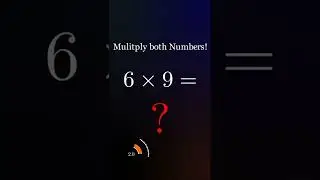 Multiplication 6 times 9
