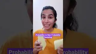 Probability vs Non-Probability Sampling | Research Methodology | Ravina #shorts #short #shortsvideo
