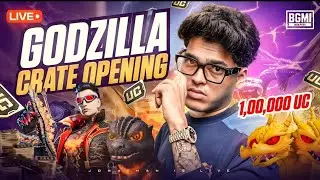 😱 1,00,000 UC 😱 GODZILLA CREAT OPENING || JONATHAN IS BACK || BGMI 🎮
