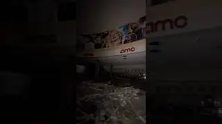 Заброшенный кинотеатр AMC в заброшенном торговом центре! #заброшенный #жуткий #даллас