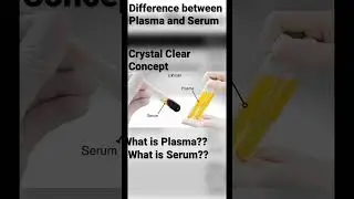 Difference b/w Plasma and Serum | Plasma vs Serum | ASCP High Yield Topics | Just 5 mins 1st Video🔥