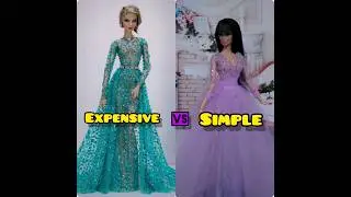 Expensive✨VS Simple 🌸|Dress👗, Gloves 🧤, Lipstick 💋,Shoes👠,|Crown 👑, Eyemakeup💄,|#SnowSumi#Short#...
