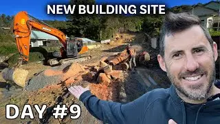 New Building Site Excavation | Challenging Slope!