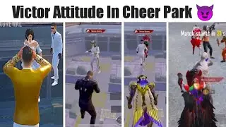 Pubg Mobile Victor Attitude In Cheer Park😈With Epic Moments WTF🤣| Season 20 | Part -117 | Axm Online