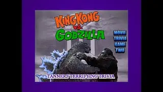 KING KONG VS. GODZILLA Game Two 1962 Tanners Terrifying Trivia Movie Game.