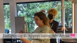Pampering & Appreciating My Amaa | Verde Salon | Haircut By Anaa | Ramadan Vlog#3