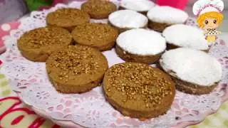 حلوة البولبورونيس الإسبانية لأول مرة في اليوتيوب بطريقة احترافية polvorones.  إيمان بنصبيح