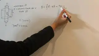 Physics Problem 2: Charge density of cylinder