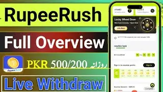 RupeeRush Full Overview|| Rupees Rush Working Details|| Rupees Rush Live Withdraw|| RupeeRush