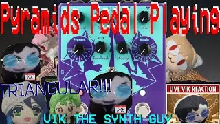 EarthQuaker Devices Pyramids Pedal Playing on a Synth