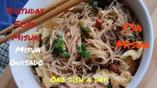 Birthday Misua/tsa Misua/misua Guisado/Cha Misua with oyster sauce