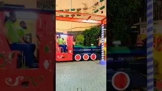 Train travel with family in Lahore joy land