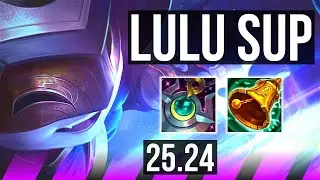 LULU & Draven vs XERATH & Syndra (SUP) | NA Grandmaster | 25.24
