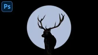 How to Create Beautiful Moon Effect in Photoshop #180
