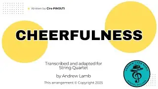 Ciro PINSUTI | Cheerfulness | for String Quartet | Noteperformer 4