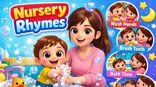 Nursery Rhymes for Kids | Hand Wash, Brush Teeth & Bedtime Songs 