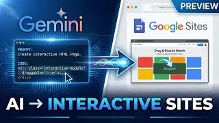 Gemini to Google Sites Part 1: Creating Interactive Learning website
