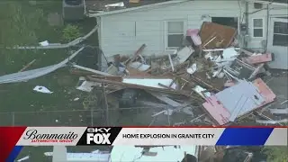 Crews investigating home explosion in Granite City, Illinois