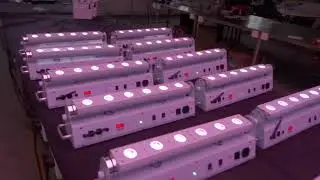 RGBAW UV 6 IN 1 Single led uplights wirless dmx /DMX Wireless receiver battery lights DJ lighting
