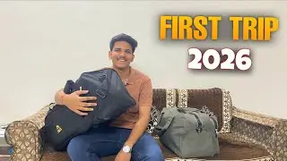 So many bags for such a trip?! 😳 | 2026 First Travel Vlog