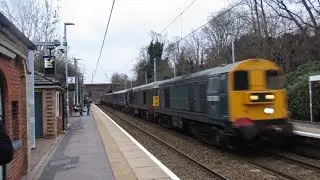 20205 + 20007 speed through Mistley on the Dead Simple Positioning Move 29/12/2025