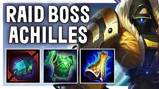 UNSTOPPABLE ACHILLES 1v9 - Achilles Solo SMITE Ranked Conquest