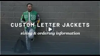 Jostens Letterman Jacket Size and Order Video