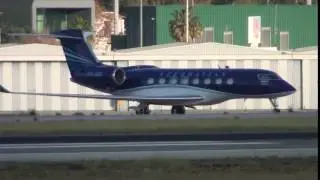 Azerbaijan Government Gulfstream G650 VP-BBF At Malaga LEMG