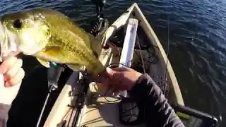 Bass Fishing in my Nucanoe Frontier 12