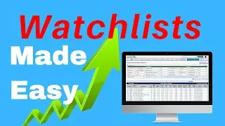 How to create a watchlist for stocks on marketchameleon.com