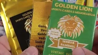 ⚾Golden Lion Baseball Card Pack Break | Jason Opens Cards⚾