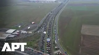 WATCH | Greek Farmers Paralyse Highways Over EU Subsidy Delays | APT