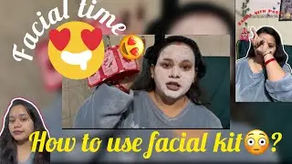 How to use facial kit❤️🥰@Lifestyleparu020 #trending #facial #funny #love 
