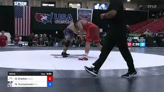 125 Kg Semis - Dominique Bradley, Sunkist Kids Wrestling Club Vs Nick Gwiazdowski, Spartan Combat