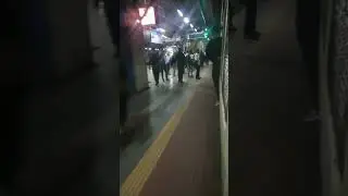 Mulund station night rush