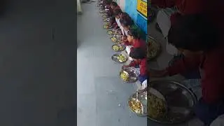 Mid Day Meal In School #school #lunch