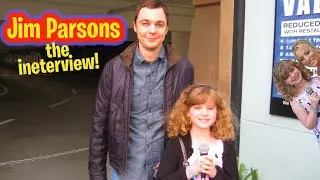 JIM PARSONS! Sheldon Big Bang Theory Interview BTS with Princess of the Press PIPER REESE!