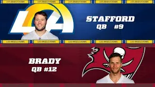 Los Angeles Rams vs Tampa Bay Buccaneers Madden 22 Simulation | Nfc Divisional Round NFL PLAYOFFS