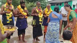 శబరి దర్శనార్థం బయలుదేరుతున్న దృశ్యం