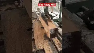 Slicing Red Oak 🪵🪚 @ the Rusty Mill #sawmill #woodworking  #construction
