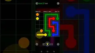 Flow Free 6x6 level 27 by Rick Gaming