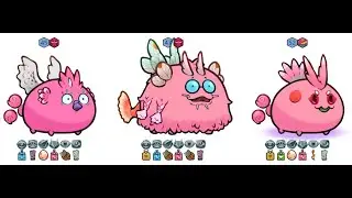 AXIE ORIGIN TRIPLE BIRD FEATHER TEAM RARE ERA SEASON 10