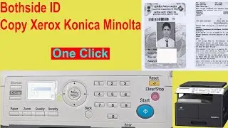 konica minolta id card copy l konika one click id card copy