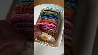 Look at all the color combo possibilities for your daisy granny squares 🌼🧶 #crochetgrannysquare